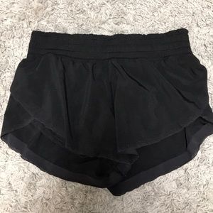 Black lulu lemon shorts